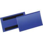 Durable Etikettentasche 150x67mm bl 50St magnetisch