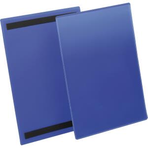 Durable Kennzeichnungstasche A4 bl 50St magnetisch A4 Hochformat