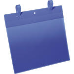 Durable Kennzeichnungstasche A4 bl 50St Querformat mit Laschen