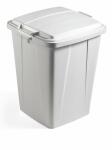 Durable Abfalltonne 90l gr quadratisch DURABIN 90 lebensmittelecht