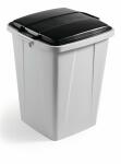 Durable Abfalltonne 90l gr quadratisch DURABIN 90 lebensmittelecht