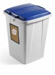 Durable Abfalltonne 90l gr quadratisch DURABIN 90 lebensmittelecht