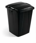 Durable Abfalltonne 90l sw quadratisch DURABIN 90 m.Tragegriffen