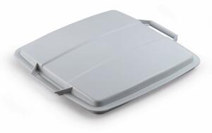 Durable Deckel für Abfalltonne 90l gr DURABIN LID quadr. mit Griffen