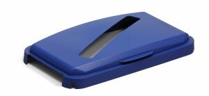 Durable Klappdeckel bl Einwurfschlitz DURABIN 60 f Papier u Pappe