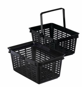 Durable Einkaufskorb 19l sw stapelbar SHOPPING BASKET 19 Tragegriff
