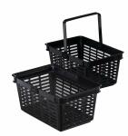Durable Einkaufskorb 19l sw stapelbar SHOPPING BASKET 19 Tragegriff
