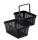 Durable Einkaufskorb 19l sw stapelbar SHOPPING BASKET 19 Tragegriff