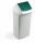 Durable Deckel Abfallbehälter 40l gn DURABIN FLIP LID square 40