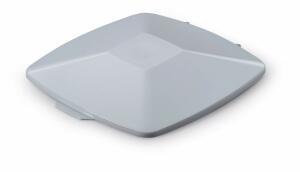 Durable Deckel Abfallbehälter 40l gr DURABIN FLIP square 40