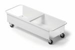 Durable Transportwagen f. 2Abfalleimer ws Metall DURABIN SQUARE 40