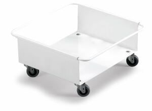 Durable Transportwagen Abfalleimer ws Metall DURABIN 90 4 Rollen