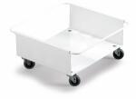 Durable Transportwagen Abfalleimer ws Metall DURABIN 90 4 Rollen