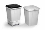 Durable Transportwagen Abfalleimer ws Metall DURABIN 90 4 Rollen