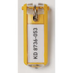 Durable Schlüsselanhänger ge 6St KEY CLIP beschriftbar