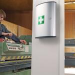 Durable Verbandschrank 400x302x118mm FIRST AID BOX L si leer