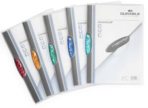 Durable Klemm-Mappe SWINGCLIP Set 5St h.bl, or, m.bl, d.gn, h.li