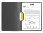 Durable Klemm-Mappe A4 3mm PP ge DURASWING color