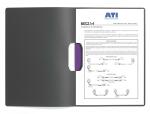 Durable Klemm-Mappe A4 3mm PP li DURASWING color