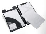Durable Blockmappe A4 Schreibmappe sw mit Einschlagblatt