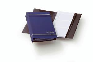 Durable Telefonringbuch 145x255mm d bl mit Hüllen und Register A-Z