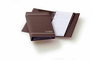 Durable Telefonringbuch 145x255mm d gr mit Hüllen und Register A-Z