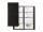 Durable Visitenkartenbuch 115x253mm sw Album für 96 Visitenkarten