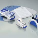 Durable Visitenkartenständer VISIFIX si VISIFIX desk mit 100 Hüllen