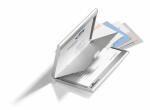 Durable Visitenkartenspender Metall si mit Trennfach 930x650x110mm