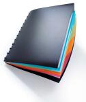Durable Sichtbuch DURALOOK Style sw 20 Sichthüllen Register 4tlg