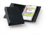 Durable Visitenkartenringbuch sw Economy m 12 Hüllen u Register