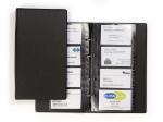 Durable Visitenkartenringbuch sw Economy m 12 Hüllen u Register