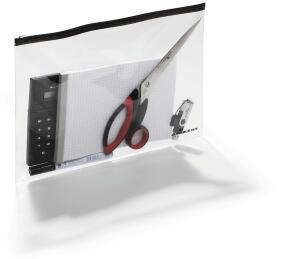 Durable Dokumententasche A4 PVC tr 5St ZIP BAG mit Reißverschluss