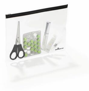 Durable Dokumententasche A5 PVC tr 5St ZIP BAG mit Reißverschluss