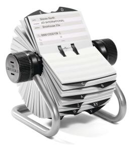 Durable Rollkartei si 500 Karten TELINDEX mit Register A-Z