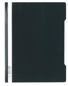 Durable Schnellhefter DIN A4 sw transparentes Deckblatt
