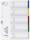 Durable Ordnerregister A4 5tlg farbige beschriftbare Taben