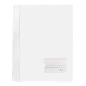 Durable Schnellhefter DURALUX A4 ws m Beschriftungsfenster