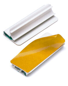Durable Clip VARIOCLIP 60mm ws 5St selbstklebend hält ca 20 Blatt