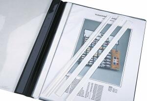 Durable Abdeckschiene A4 ws 50St Zur Abdeckung der Heftzunge