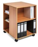 Durable Tisch fahrbar Buche 737x528x59 6 Böden...
