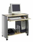 Durable Computertisch si.me Ahorn fahr Design Line Arbeitsstation höh