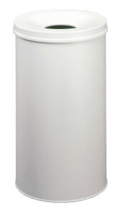 Durable Papierkorb 62l rund gr Safe m.Flammenlöschkopf