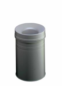 Durable Papierkorb 15l rund gr Safe+ m.Flammenlöschkopf