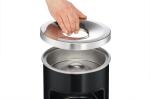 Durable Papierkorb Safe rund sw mit Aschenbechereinsatz