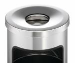 Durable Papierkorb Safe rund si mit Aschenbechereinsatz