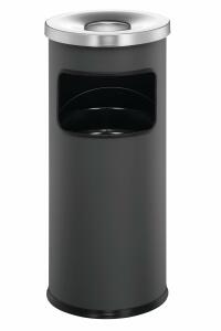 Durable Papierkorb Safe rund d.gr mit Aschenbechereinsatz