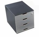 Durable Aufbewahrungsbox Kaffee Tee gr 4 Schubladen mit Zubehör