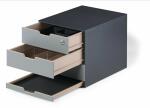 Durable Aufbewahrungsbox Kaffee Tee gr 4 Schubladen mit Zubehör