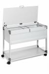 Durable Hängemappenwagen gr SYSTEM MULTI TOP mit Deckel 100
